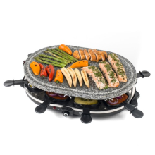 Electric Stone Raclette Grill Non-Stick Indoor Tabletop Appliance Giles & Posner
