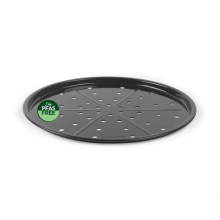 Salter Brilliance Pizza Pan, Non-Stick Enamel Steel, Dishwasher Safe, UK Made