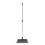Kleeneze Broom Soft Bristle for Hard Floors Non-Scratch Extendable Handle Grey 1