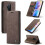 CASEME Wallet Case for OnePlus 8 Pro - Dark Brown 1