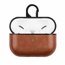 AirPods Pro case brown leather protective cover