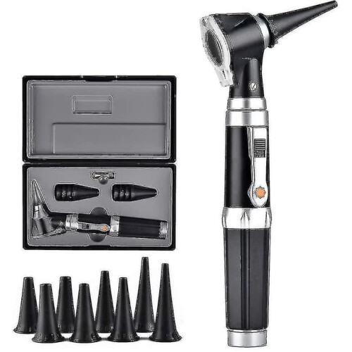 Otoscope with LED Light 3-Pack Portable Ear Exam Tool with
