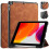 DG.MING iPad 10.2 case with pen holder brown 1