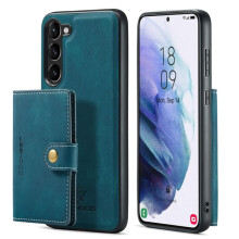 Kompatibel mit Samsung Galaxy S23 Plus – Magnetische Hülle mit Kartenhalter, Grün