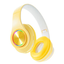 Bluetooth Headphones for Kids Yellow B39 Macaron