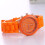 Quartz wristwatch orange 1 piece 1