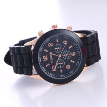Quartz Wristwatch Black Electronic Watch