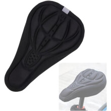 Children's Bicycle Saddle Padded Gel Cushion Black