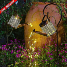 Solar Watering Can Garden Lights Outdoor Decoration