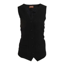 (18, Black) Jospeh Alan Womens/Ladies Long Length Waistcoat