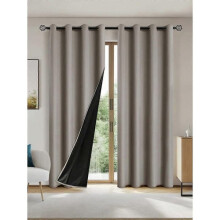 Blackout Curtains with Insulating Lining 100x160cm