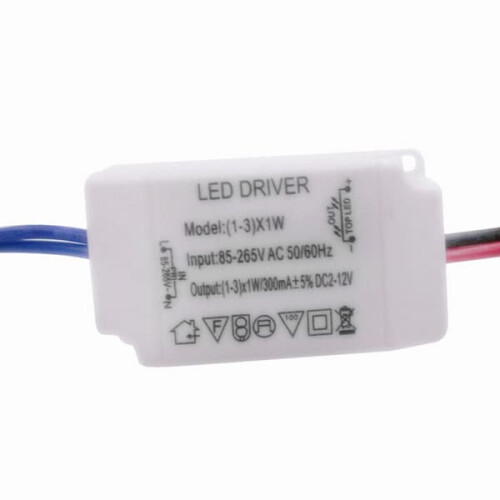 AC 85V-265V to DC 12V LED Transformer White