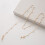 Glasses Cord Beads Heart Pearl Chenille 1 Pair 1