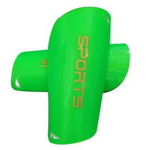 Football leg supports green S 1 pair
