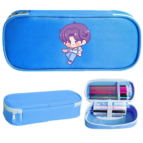 KPop Demon Hunters pencil case anime print single layer