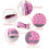 Foldable Bluetooth Keyboard Portable Wireless Rechargeable 3