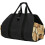 Firewood Bag Canvas Waterproof Black 1 Pack 1