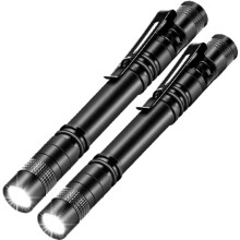 LED tactical penlight aluminum AAA 2-pack