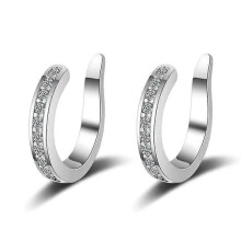 Fixura ear clips silver piercing-free thin chunky cuffs