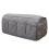 Non-slip sofa armrest protector with 8 pockets gray 1