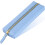 Leather pencil case blue adult soft 1 piece 1