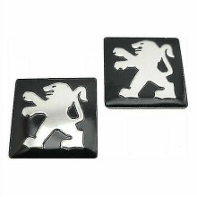 Peugeot Key Fob Emblem Sticker 15mm 306 2-3 Button