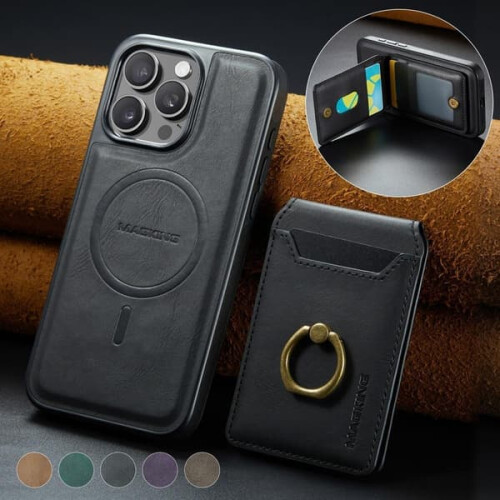 MagSafe phone case for iPhone 15 Pro Max olive green