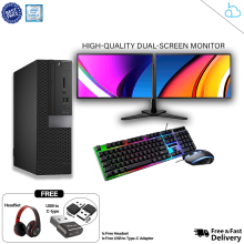 Dell Optiplex SFF Business Desktop Computer, Core i7, 8 GB RAM, 500 GB HDD. - Refurbished