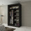 MN Furniture (Black, 120cm) Double Sliding Doors Mirrored Wardrobes 2