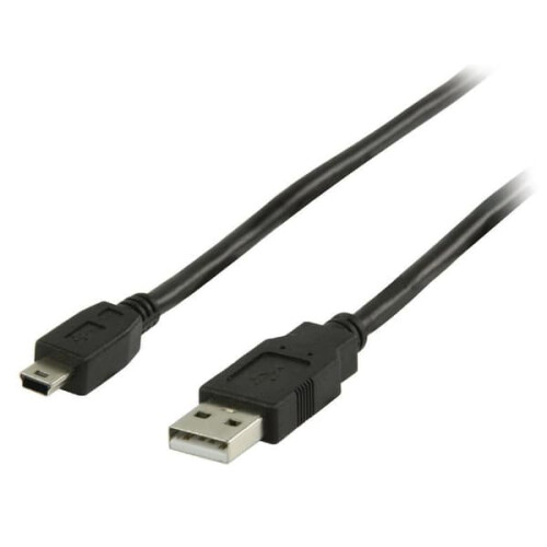 Cabo USB 2.0A macho para Mini B macho de 3 m