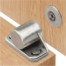Silver Magnetic Door Locks for Cabinets and Drawers 4 Pack