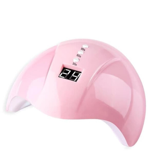 Lâmpada UV para unhas rosa 36W