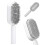 Self-Cleaning Hairbrush for Tangles and Knots White 1
