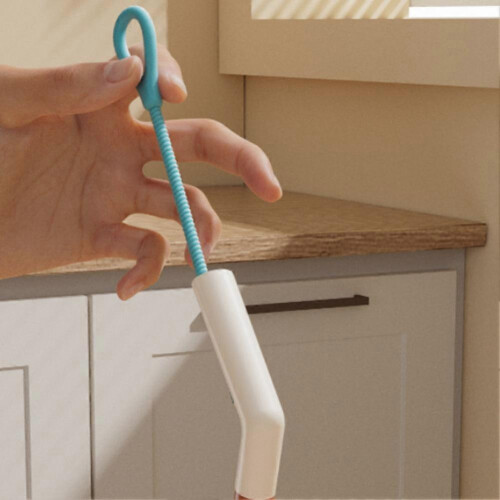 (Pink) Long Straw Brush Soft Drinking Straw Cleaning Brush for Home/Office 2