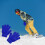(D) Winter Warm Solid Color Knitted Kids Gloves Split Finger Gloves PUW1521 2
