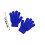 (D) Winter Warm Solid Color Knitted Kids Gloves Split Finger Gloves PUW1521 3