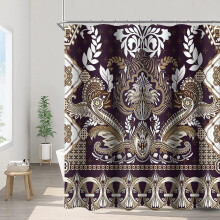 Boho shower curtain polyester 72x84 inch