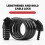 (green) Anti-Theft Bicycle Cable Lock with Password Combination 2