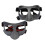 (Red Black Band) Maschera per il naso rotto per calcio e boxe 2