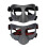 (Red Black Band) Maschera per il naso rotto per calcio e boxe 5