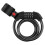 (orange,black) Anti-Theft Bicycle Cable Lock with Password Combination 5
