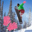 (J) Winter Warm Solid Color Knitted Kids Gloves Split Finger Gloves PUW1521 5