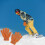 (H) Winter Warm Solid Color Knitted Kids Gloves Split Finger Gloves PUW1521 2