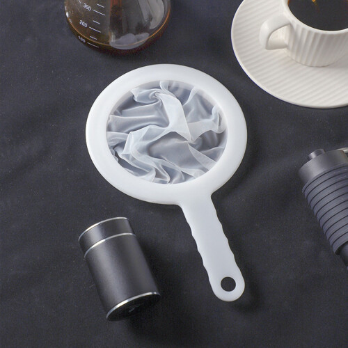 Nylon mesh strainer with non-slip handle 1 pc 2
