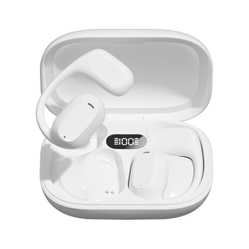 Draadloze Bluetooth-oordopjes 5.3 Lichtgewicht IPX4 Wit