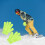 (I) Winter Warm Solid Color Knitted Kids Gloves Split Finger Gloves PUW1521 2