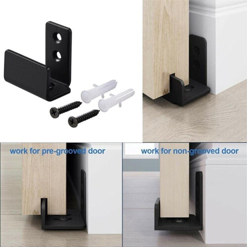 Aceovo barn door floor guide roller adjustable 1