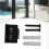 Aceovo barn door floor guide roller adjustable 5