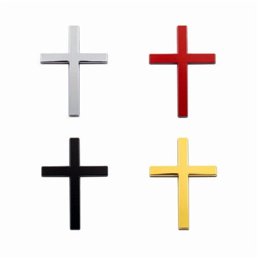 Honmine religious cross car decal set 2 pieces