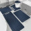Bathroom Rug Set Absorbent Non-Slip 5-Piece 4